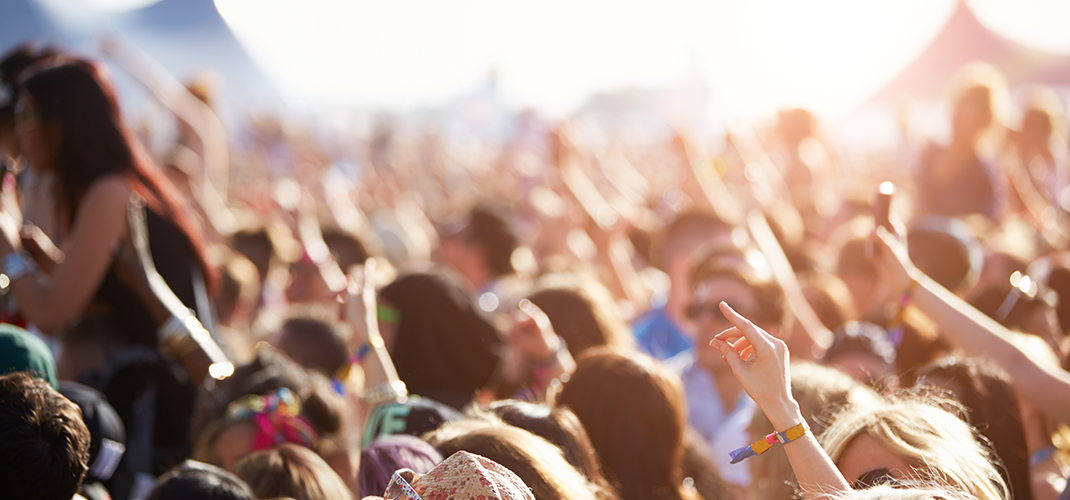 Camp Out at a Music Festival